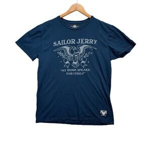 Sailor Jerry T-Shirt The Original 1911-1973 My Work Speaks for Itself Rare L